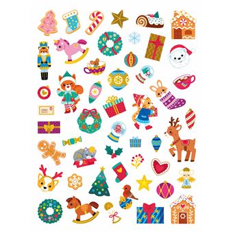 250 autocollants Joyeux Noël !