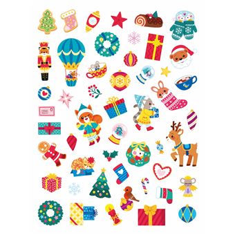 250 autocollants Joyeux Noël !
