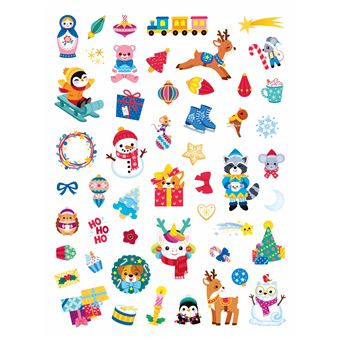 250 autocollants Joyeux Noël !