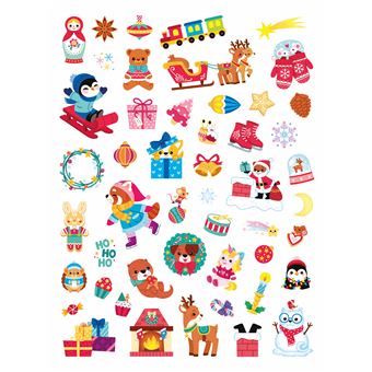 250 autocollants Joyeux Noël !