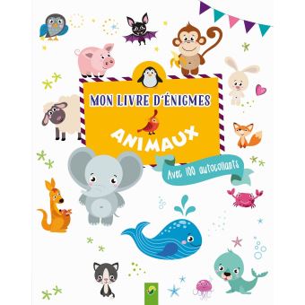 Mon livre d'énigmes animaux