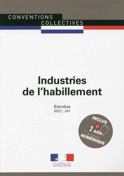 Industries de l'habillement cc3098 - idcc 247