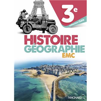 Histoire-Géographie EMC Gaïa 3e (2021) – Manuel élève