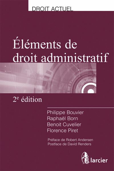 Eléments de droit administratif - Philippe Bouvier - broché
