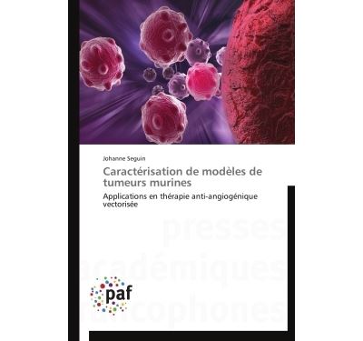 Caractérisation de modèles de tumeurs murines