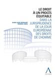 Le droit à un procès équitable dans la jurisprudence de la cour européenne des droits de l'Homme