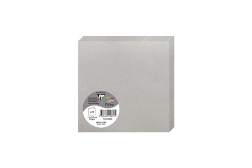 Carte Double 13.5 X 13.5 Cm ( Lot De 25 )-Argent&eacute; Le Geant De La Fete
