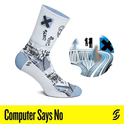 Chaussettes Stereo Socks Computer Says No