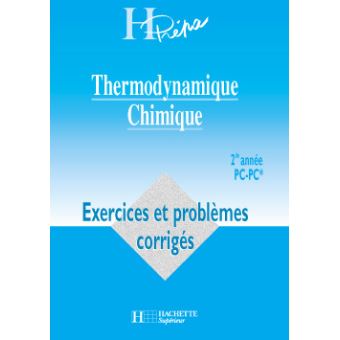 Thermodynamique chimique pc