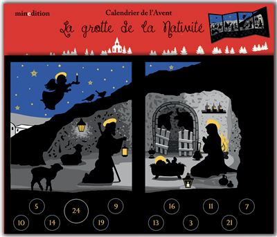 Calendrier de l'Avent La grotte de la Nativité - Evangelisti - Dominique Evangelisti - (donnée non spécifiée)