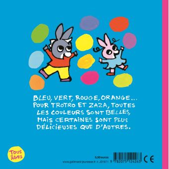 Trotro et Zaza et les couleurs