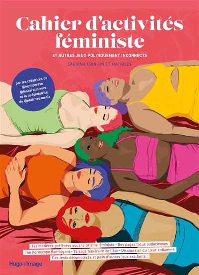 Cahier d'activité féministe - Sabrina Erin Gin - Hugo Image - broché - Livre-jeu
