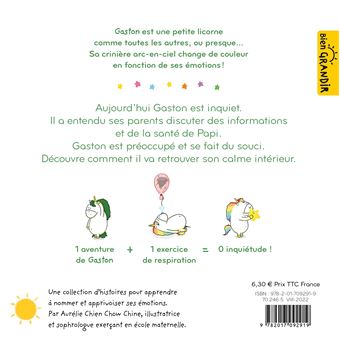 Les émotions de Gaston - Je suis inquiet