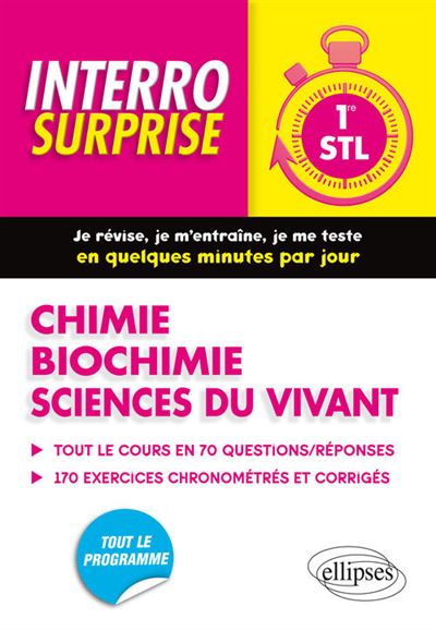 Chimie, Biologie, Sciences du vivant 1ère STL