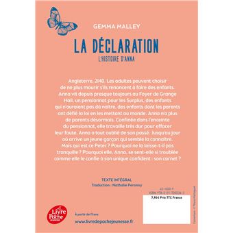 La déclaration - Tome 1
