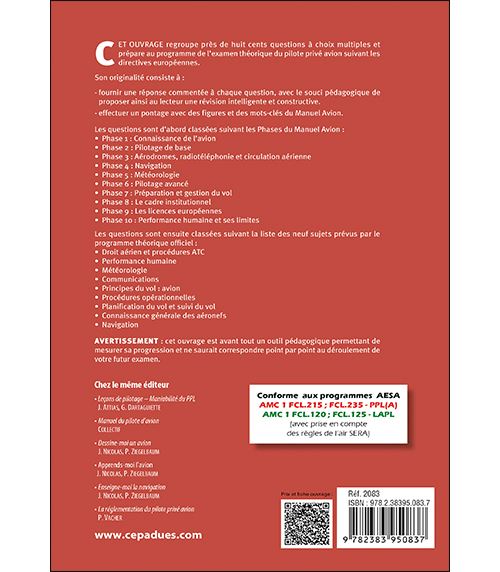 Manuel de pilotage d'avion et d'ULM - PPL(A)-LAPL... de Maxima - Grand Format - Livre - Decitre