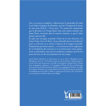 Oeuvres complètes de Saint Louis-Marie Grignon de Montfort