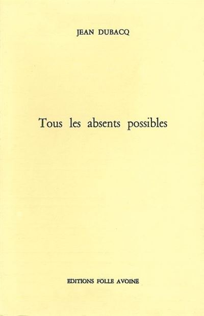 Tous les absents possibles