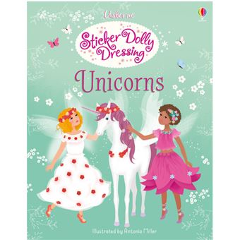 Sticker Dolly Dressing Unicorns