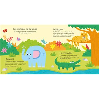 Les animaux de la jungle - Coffret livre et dominos