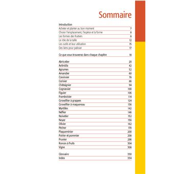 Taillez tous les arbres fruitiers