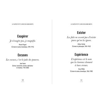 Le super petit livre des bons mots