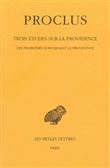 Trois études sur la Providence. Tome I : Introduction -  Dix problèmes concernant la Providence