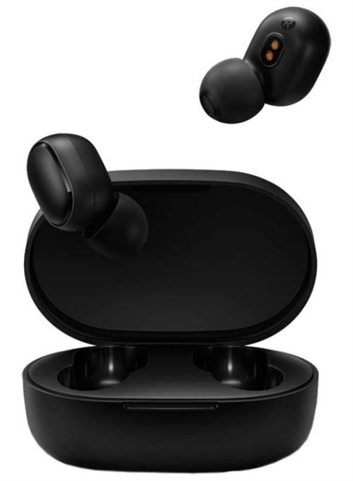 Xiaomi Mi True Wireless Earbuds Basic 2 - Véritables Écouteurs Sans Fil avec Micro - Intra-Auriculaire - Bluetooth - Suppresseur De Bruit Actif - Noir