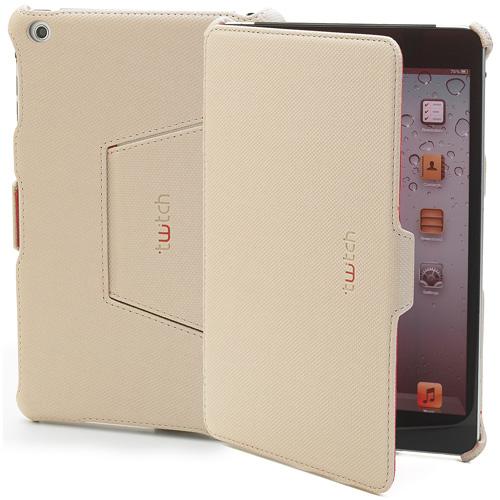 Muvit Etui Support Twitch pour iPad Mini - Beige/Rouge