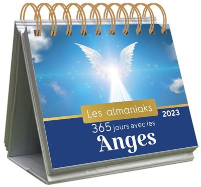 Almaniak 365 jours avec les anges 2023 - calendrier 1 page spiritualité par jour