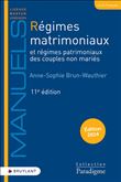 Régimes matrimoniaux - et régimes patrimoniaux des couples non mariés