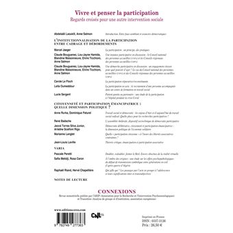 Connexions 118 – Vivre et penser la participation