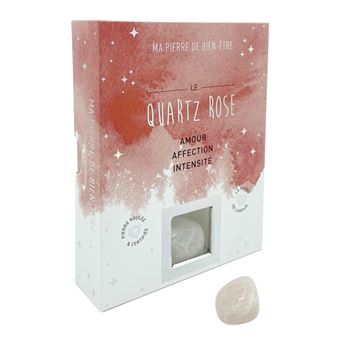 Ma pierre de bien-être - Le quartz rose (coffret)