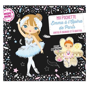 Ma pochette Emma à l'Opéra de Paris - Cartes à colorier et à gratter