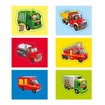 Mon coloriage p'tit garçon - Les camions