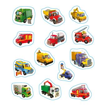 Mon coloriage p'tit garçon - Les camions