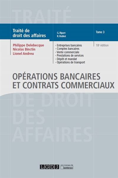 Traité de droit des affaires