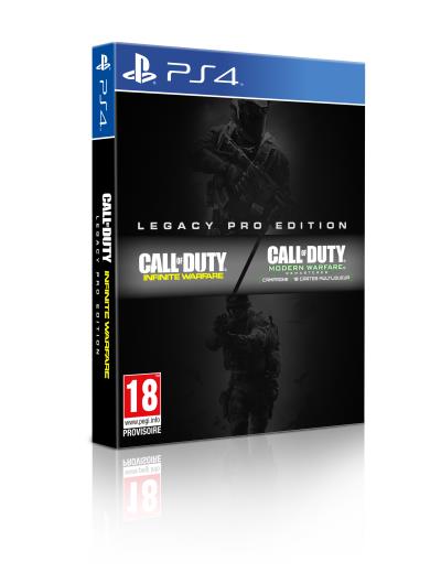 Pochette avant du jeu Call of Duty Infinite Warfare Edition Legacy Pro PS4