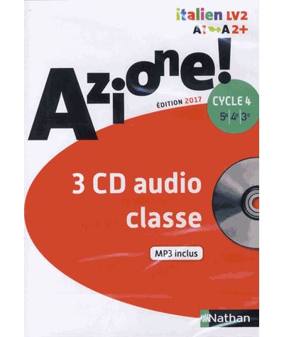Azione ! cycle 4 - CD audio classe 2017