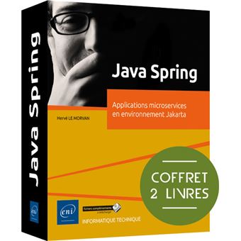 Java Spring - Coffret de 2 livres : Applications microservices en environnement Jakarta