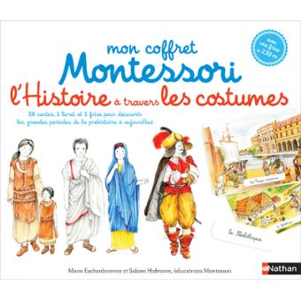 Mon coffret Montessori L'histoire à travers les costumes