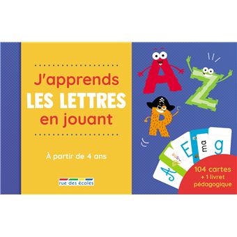 J'apprends les lettres en jouant