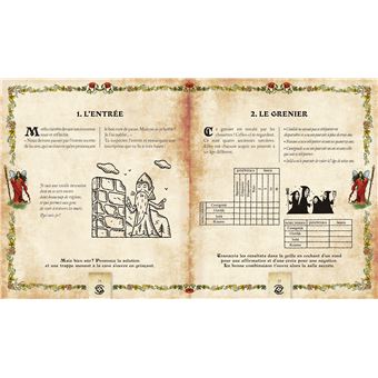 Le trésor de Merlin - livre avec cartes et loupe