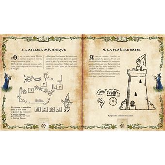 Le trésor de Merlin - livre avec cartes et loupe