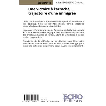 Une victoire à l'arraché, trajectoire d'une immigrée