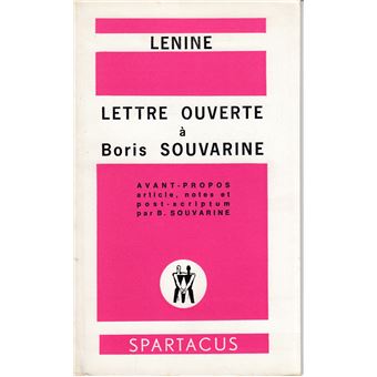 Lettre ouverte a boris souvarine