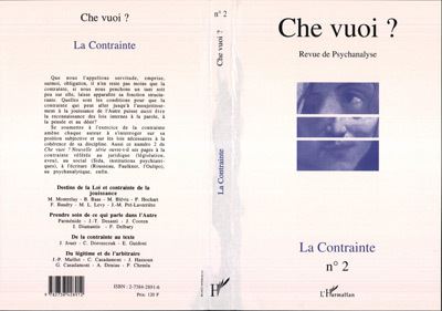 La Contrainte -  Inconnus - (donnée non spécifiée)