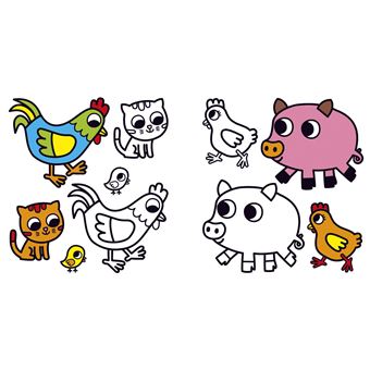 100 images d'animaux à colorier