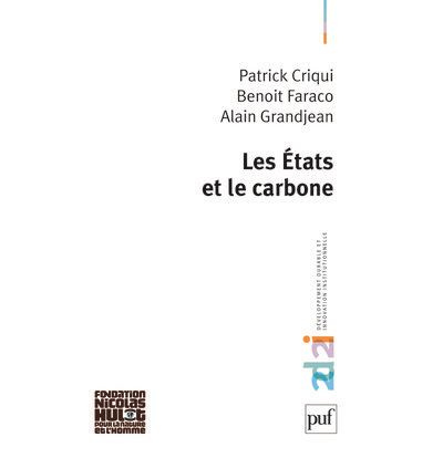Les États et le carbone - Patrick Criqui - broché
