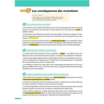 ABC Réussite Sciences et Vie de la Terre 1re